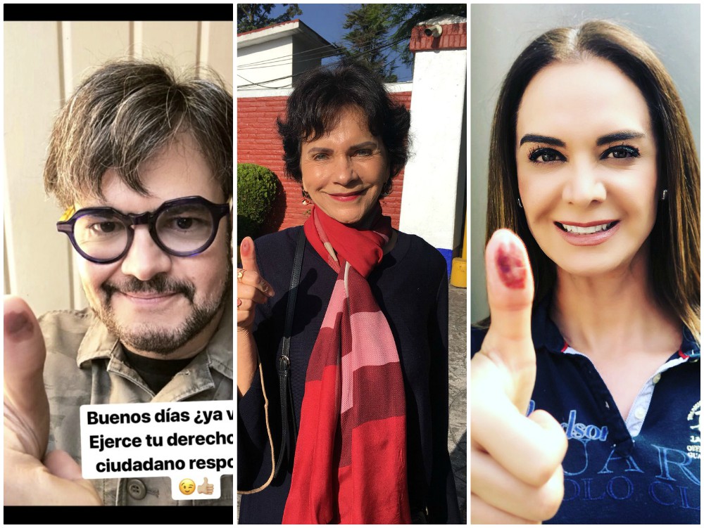 Estos son algunos de lo famosos que ya votaron (Especial).