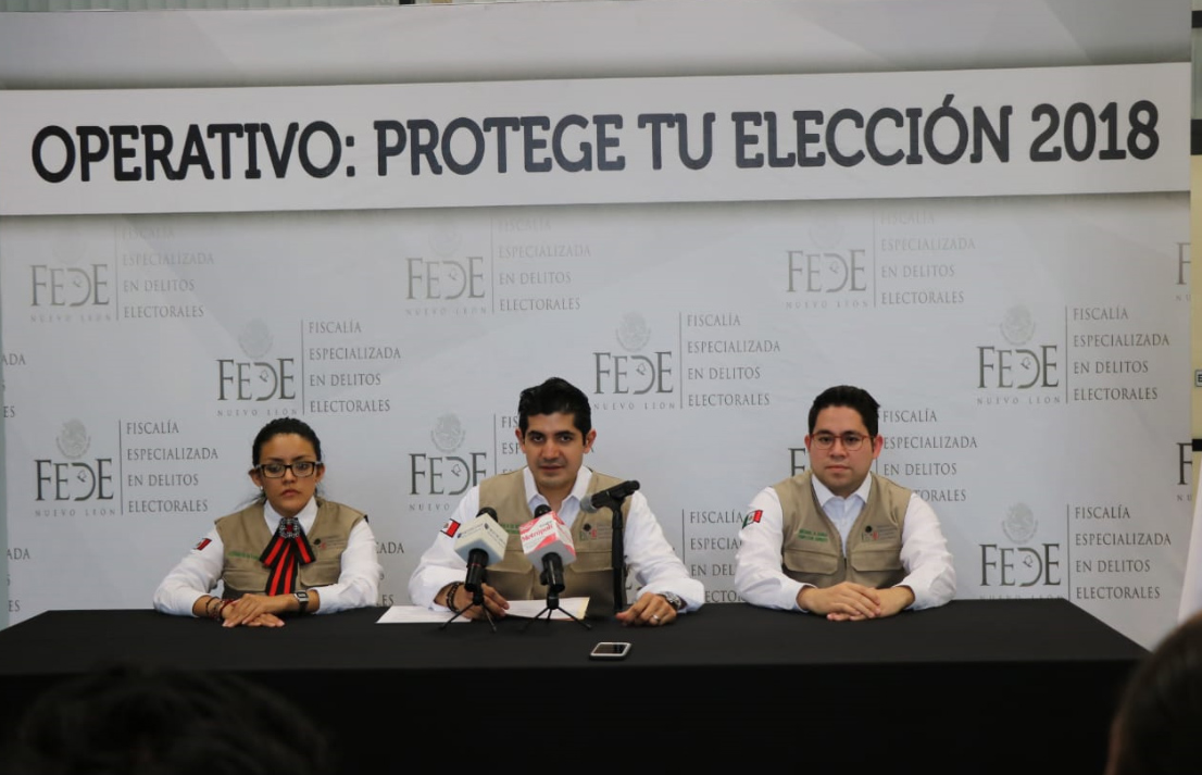 Fiscalía Especializada en Delitos Electorales de Nuevo León (Fede). (Foto: Orlando Maldonado)
