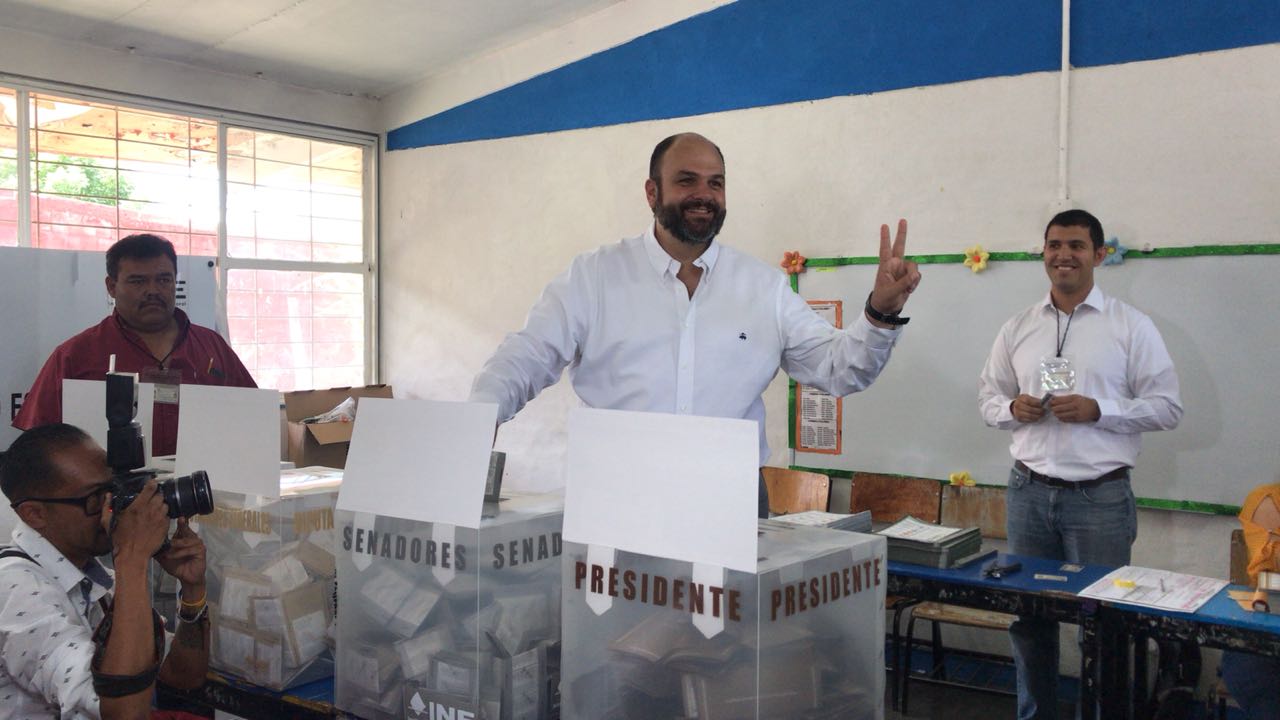 Hizo la invitación a la ciudadanía a salir a votar. (Ana Ponce)