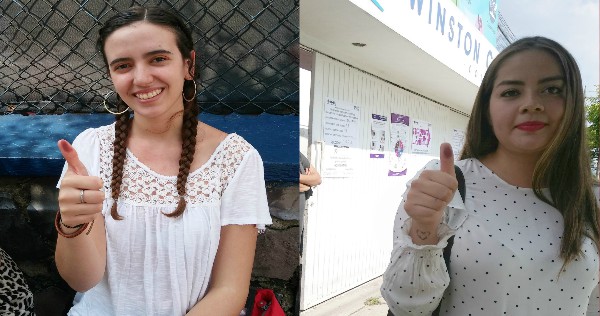 Las jóvenes tapatías votaron por primera vez. (Maricarmen Rello)