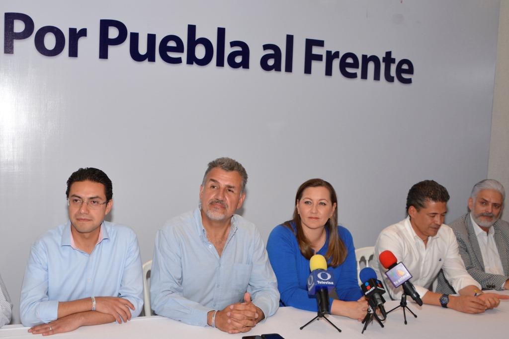 Martha Erika Alonso, abanderada de la coalición "Por Puebla al Frente" (Agencia Enfoque)