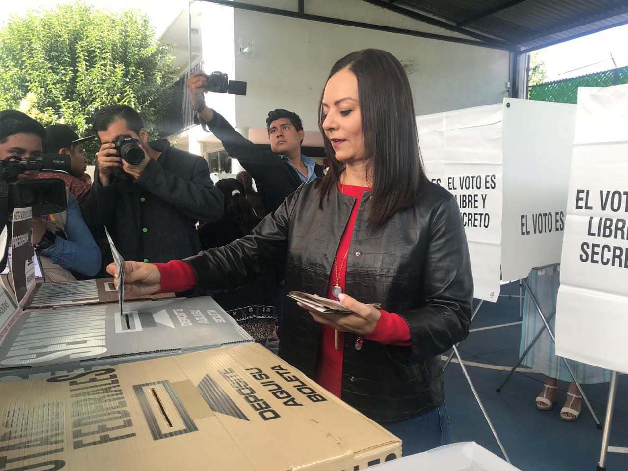 Nuvia Mayorga se dijo confiada y apuntó que hizo un "excelente" trabajo durante su campaña. (Alejandro Reyes)
