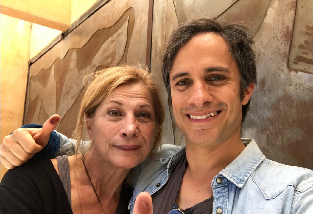 Patricia Bernal y su hijo Gael García. (Twitter)
