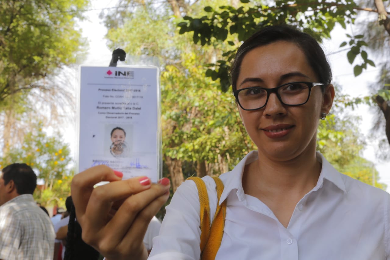 Thalía Romero, presidenta de la organización, Participación Ciudadana 29. (Manuel Guadarrama)