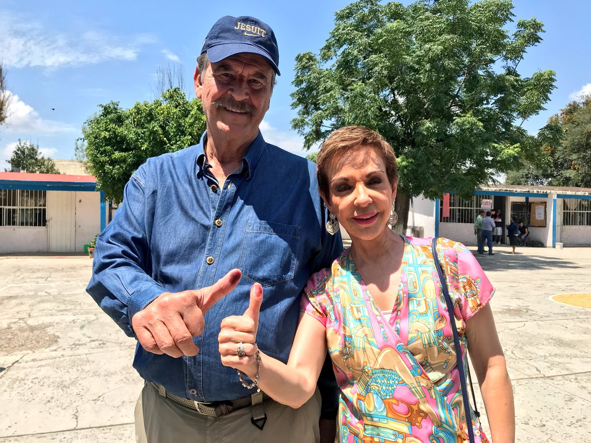 Vicente Foc y Marta Sahagún/@VicenteFoxQue