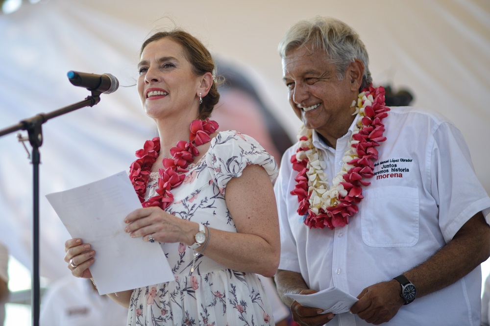 Beatriz Gutiérrez ha dicho que buscará desaparecer la figura de "primera dama". (Cuartoscuro)
