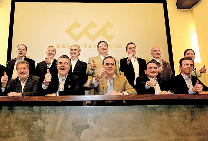 Conferencia de prensa del CCE tras conocer el triunfo de Andrés Manuel López Obrador. (Foto: Omar Meneses)