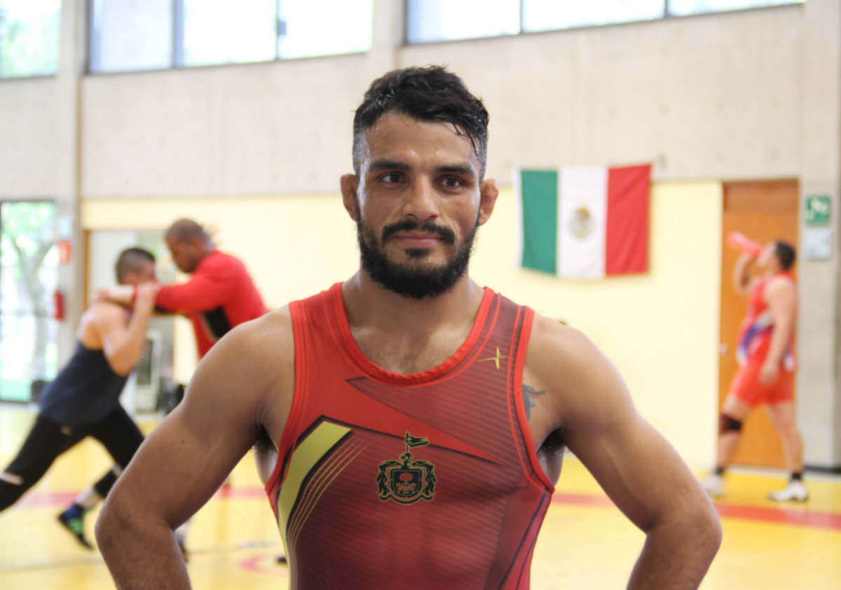 El luchador Alejandro López (Cortesía)