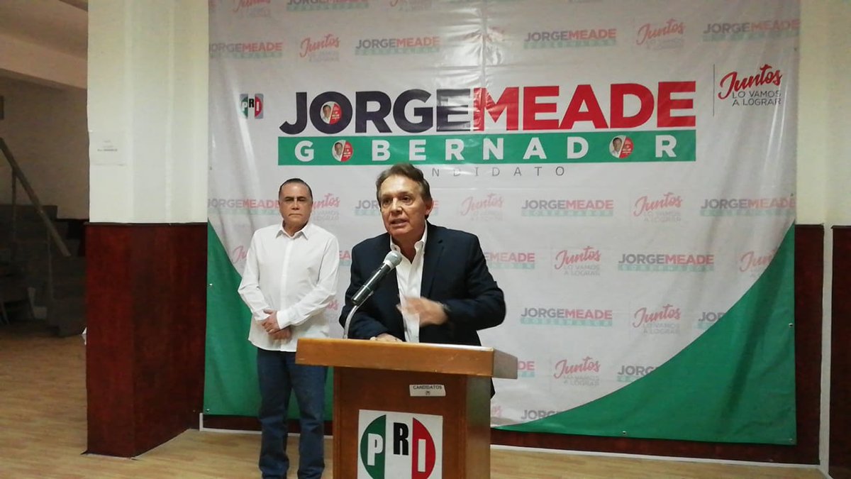 Jorge Meade Ocaranza insistió que Blanco Bravo es resultado del voto popular y ello debe ser respetado.