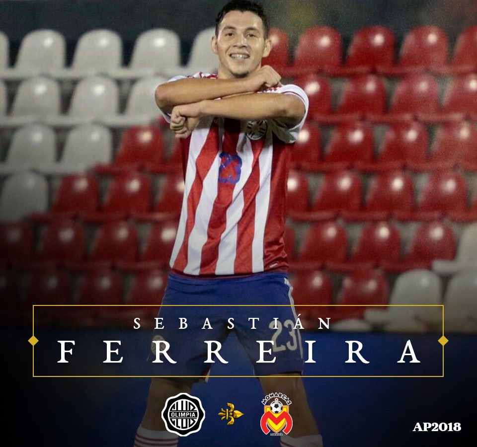 Sebasitán Ferreira llega a Morelia en transferencia definitiva (Twitter @FuerzaMonarca)