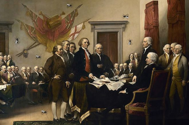 'Declaración de Independencia', del pintor John Trumbull. (Especial)