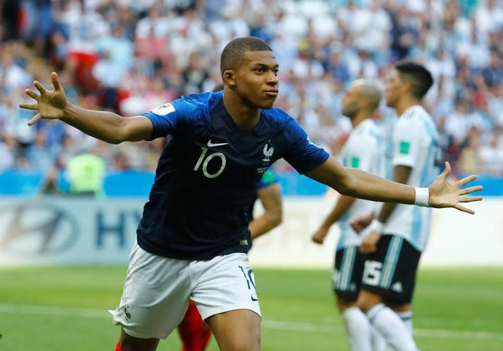 Kylian Mbappé, futbolista de Francia (Reuters)