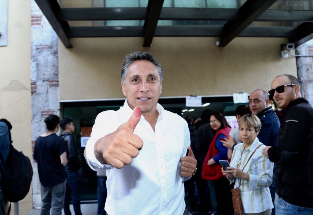 Manuel Negrete, candidato electo a Alcalde en Coyoacán (Twitter: @MNegrete22Coyo)