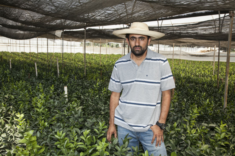 Desde hace 14 años el ingeniero agrícola trabaja en el mismo terreno.