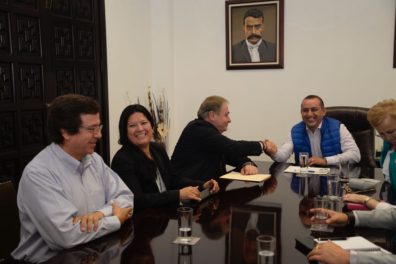 Los equipos del mandatario y del virtual gobernador se reunieron por primera vez. (Tomada de @PesMorelosof)