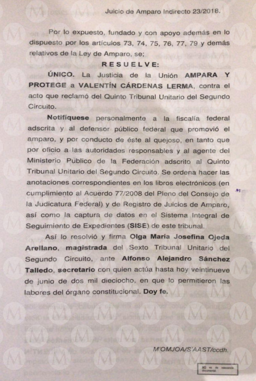 La PGR no acreditó que Cárdenas haya facilitado la fuga de 'El Chapo'.