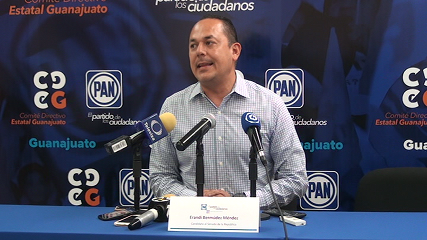 El virtual senador estuvo en León y participó en una rueda de prensa.