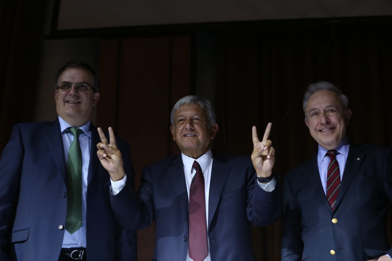 Andrés Manuel López Obrador nominó a Marcelo Ebrard para la Secretaría de Relaciones Exteriores. (Ocatvio Hoyos)