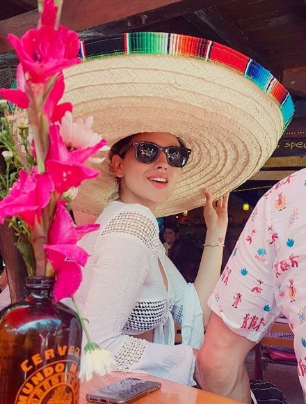 Eiza González se encuentra de visita en México. (Instagram)