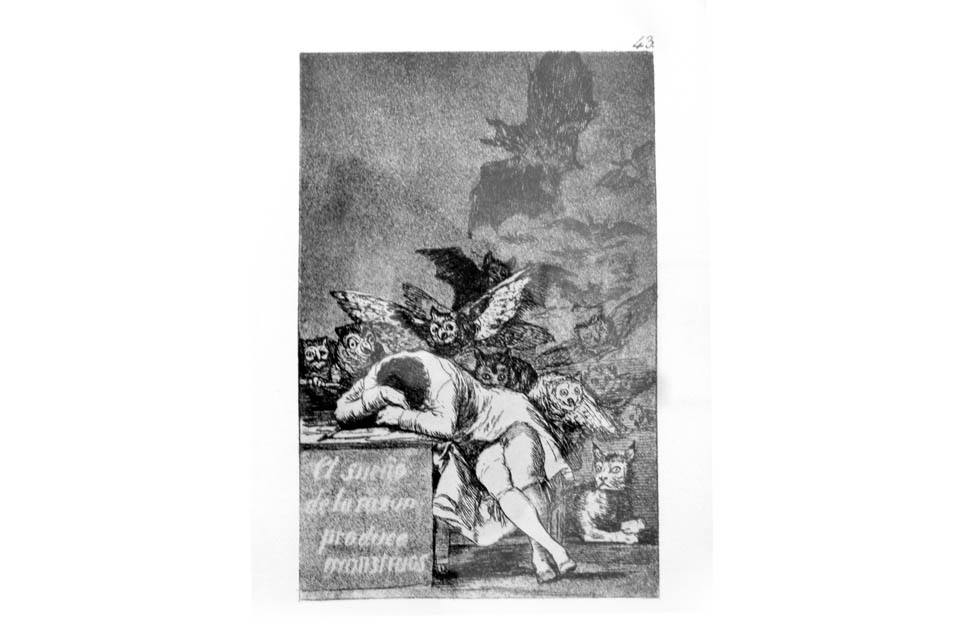 El famoso: El sueño de la razón produce monstruos de Francisco de Goya (Enrique Vázquez)