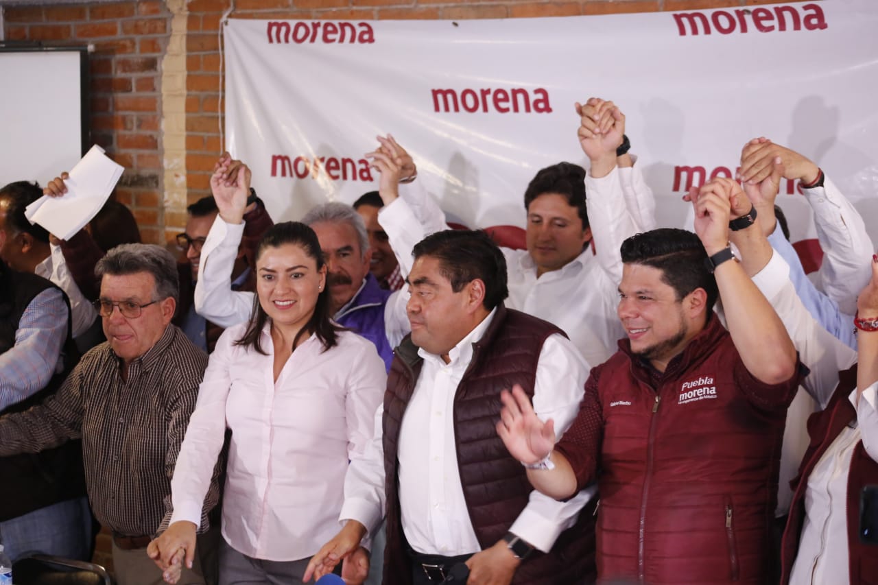 Miguel Barbosa, candidato de Morena, informó que impugnará los resultados del cómputo electoral. (Andrés Lobato)