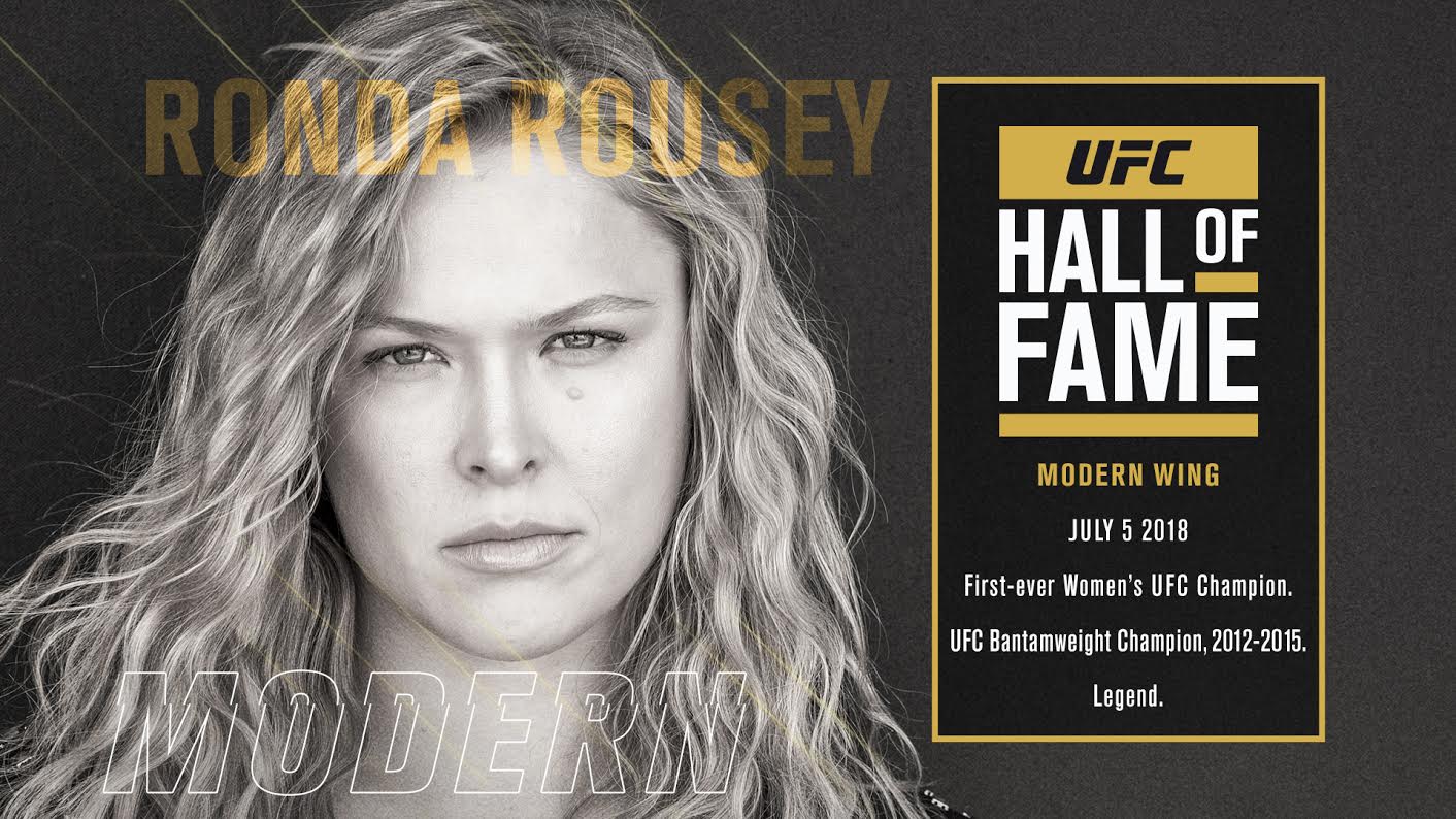 Ronda Rousey será ingresada al Salón de la Fama de la UFC (Cortesía)