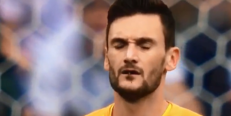 Hugo Lloris en el partido contra Uruguay (Especial)