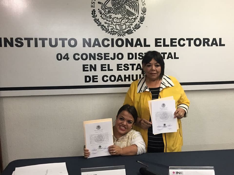 Martha Garay y Cynthia Molano, representarán al Distrito 4 de Coahuila. (Especial)