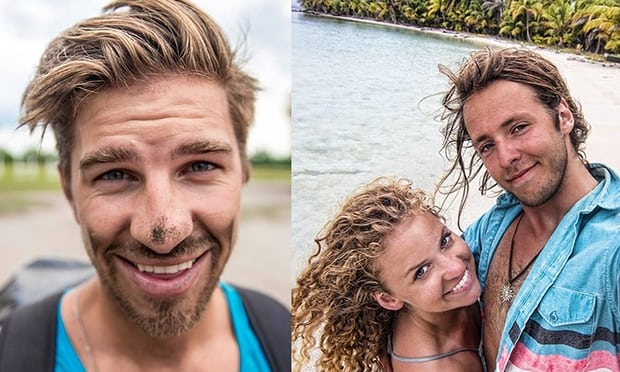 Ryker Gamble, Megan Scraper y Alexey Lyakh. (GoFundMe / HighOnLIfe)