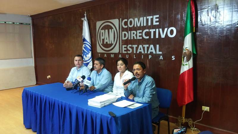 Andrés Zorrilla Moreno, en rueda de prensa en el CDE del PAN.