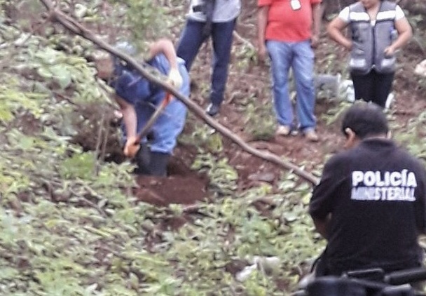 El cuerpo fue hallado en una fosa clandestina. (Javier Trujillo)
