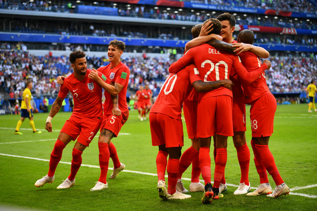 La selección inglesa avanzó a su primera semifinal desde Italia 1990 (Reuters)