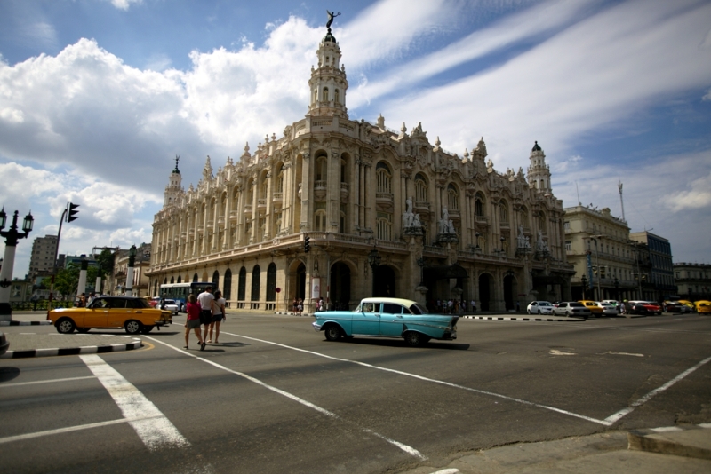 El Gran Teatro de La Habana está construido con mármol de Carrara, importado de Italia. (Foto: Patricia Curiel | MILENIO)