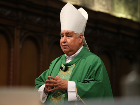 El Arzobispo de Monterrey, Rogelio Cabrera López. (Foto: Roberto Alanís)