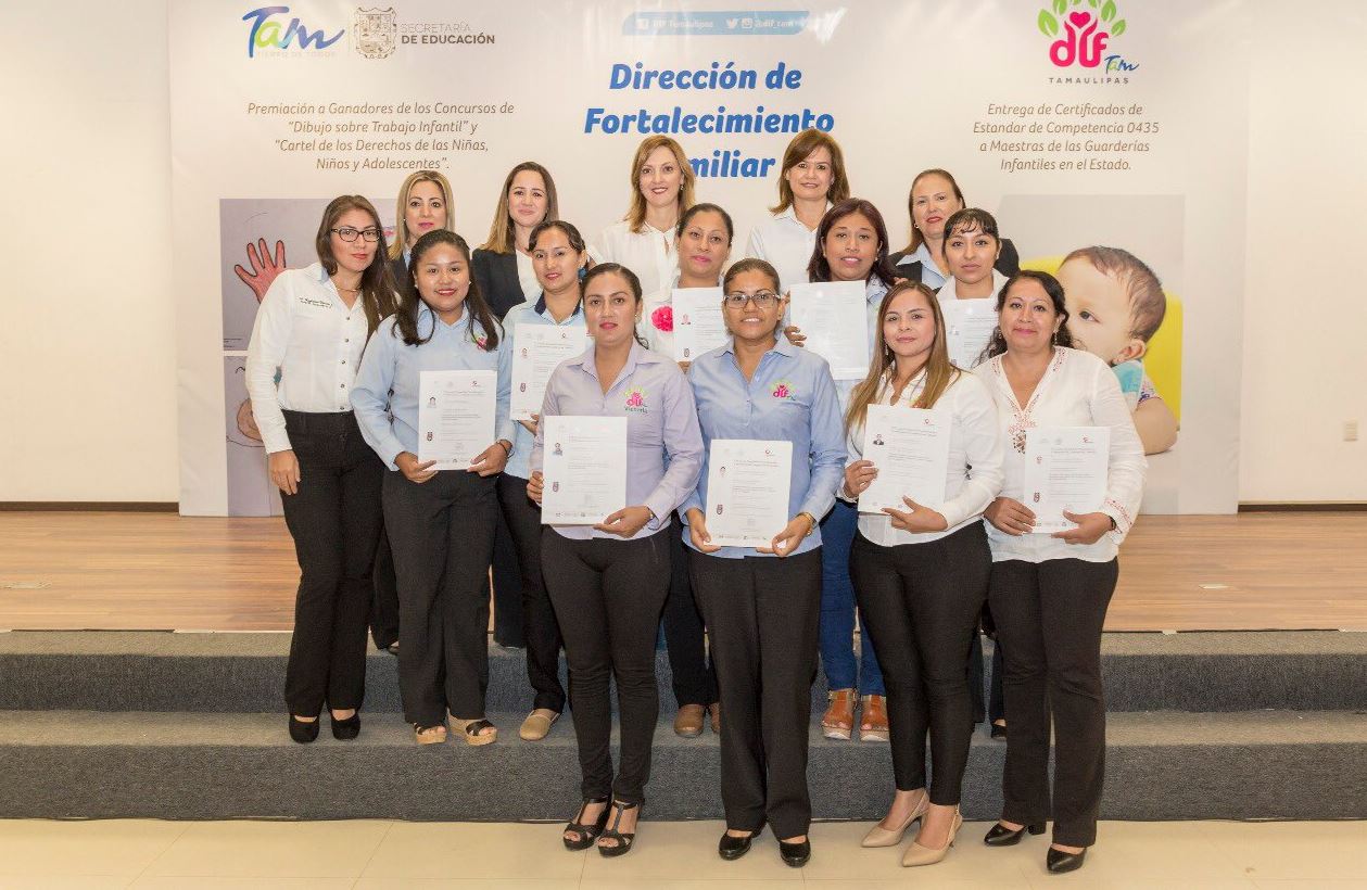 DIF Tamaulipas certifica a maestras de guarderías (Vía Twiiter)