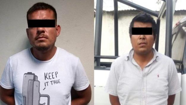 Julio César y Héctor Gabriel, de 24 y 31 años respectivamente, quedaron a disposición de las autoridades. (Especial)