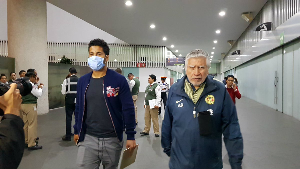 Cecilio Domínguez en su llegada a la Ciudad de México (Higinio Robles)