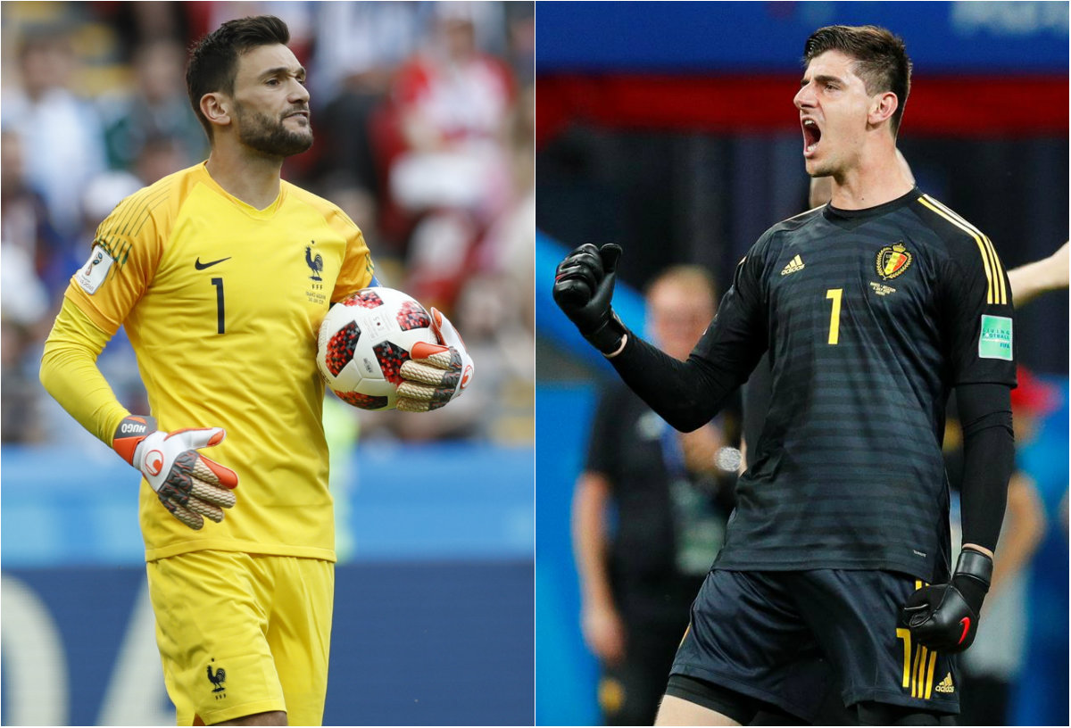 Hugo Lloris y Thibaut Courtois (AP / EFE)