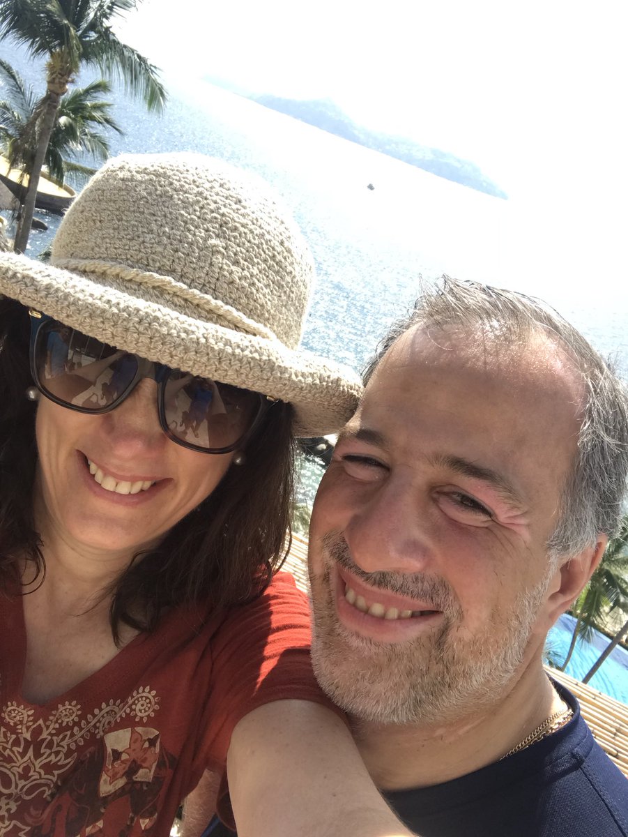 Juana Cuevas y José Antonio Meade se fueron de vacaciones a Acapulco (Foto: @JuanaCuevasR)