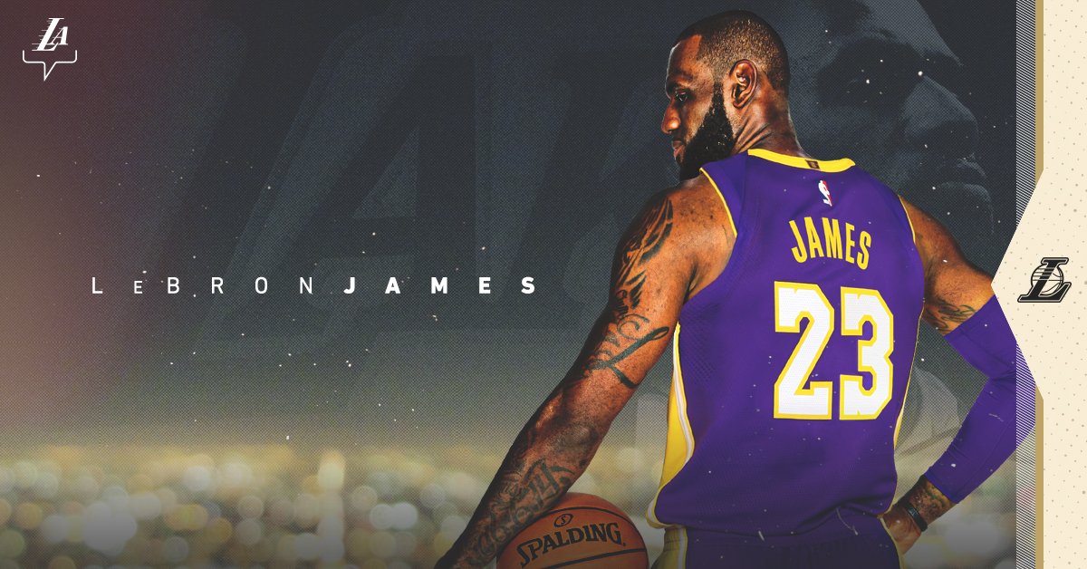 LeBron James ya es jugador de los Lakers (Twitter @Lakers)