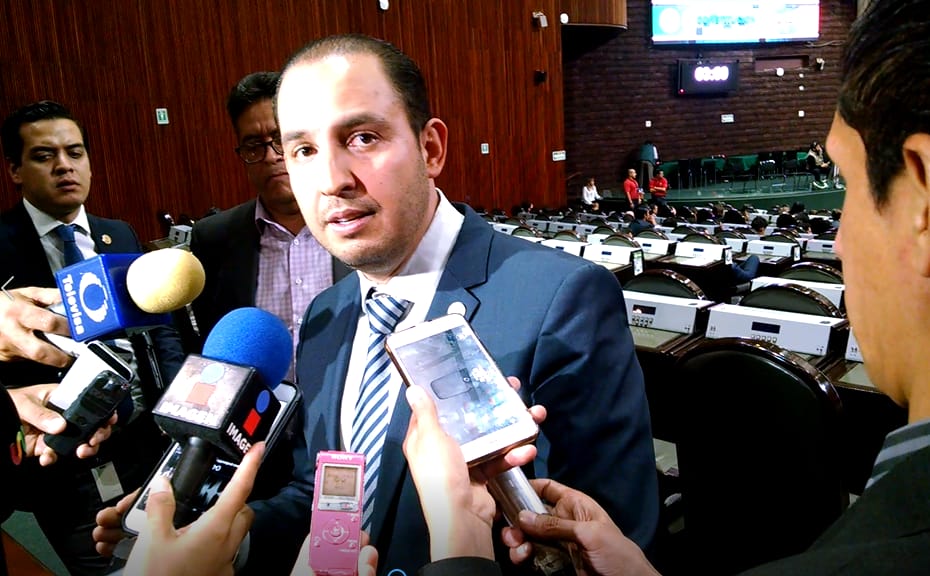 Marko Cortés también confirmó que Anaya no retomará la dirigencia del PAN tras las elecciones. (Fernando Damián)