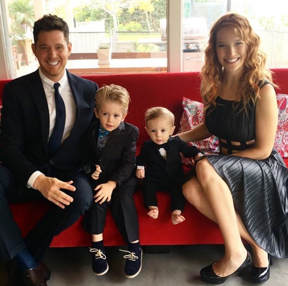 Michael habló por primera vez sobre la situación que vivió con su hijo (Instagram Michael Bublé).