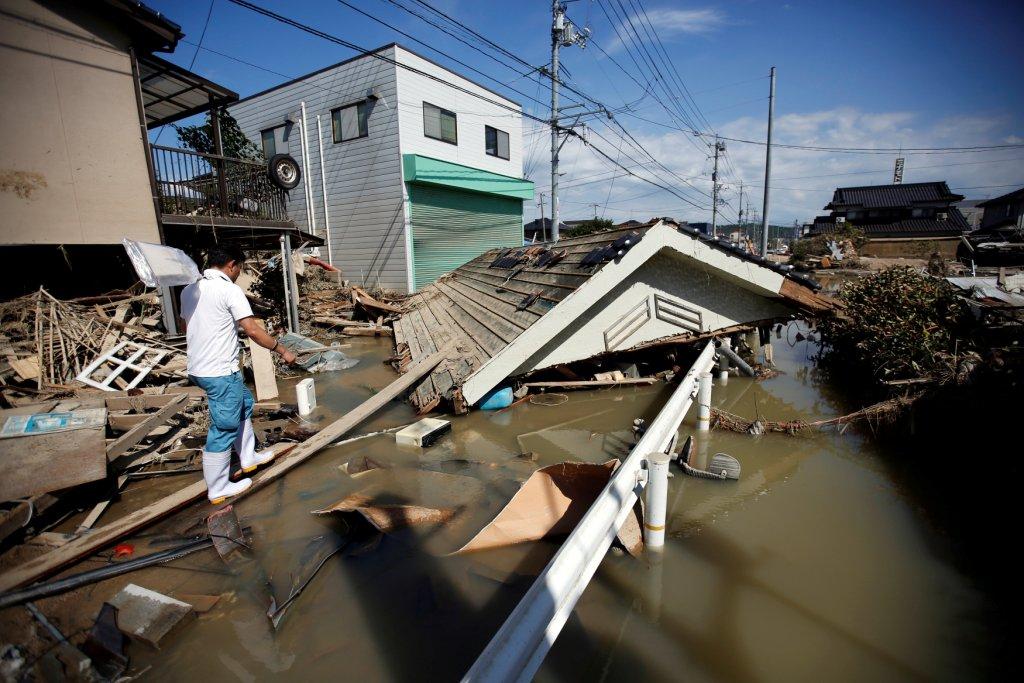 Las precipitaciones registradas entre el viernes y el domingo provocaron fuertes inundaciones. Reuters
