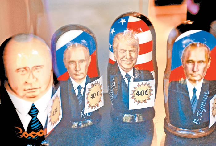 Las célebres muñecas Matrioskas aluden al próximo encuentro EU-Rusia. (Foto: Lehtikuva/Reuters)