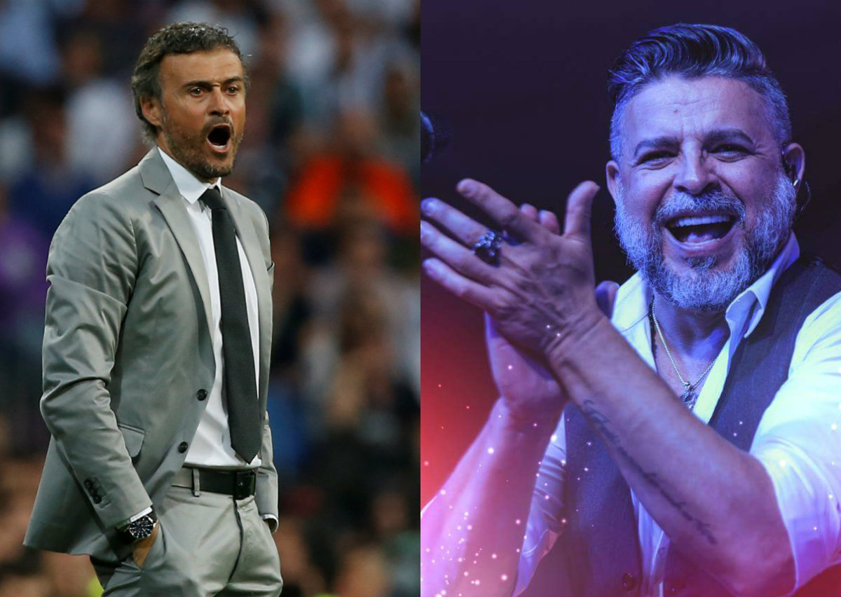 Confunden a Luis Enrique en redes con cantante de salsa