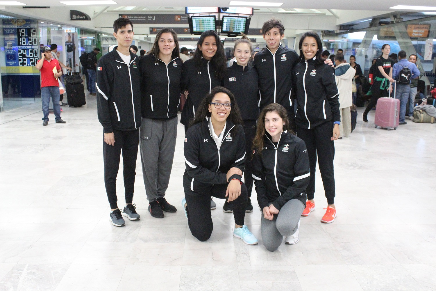 La delegación mexicana que viajará al Panamericano de Taekwondo (Cortesía)