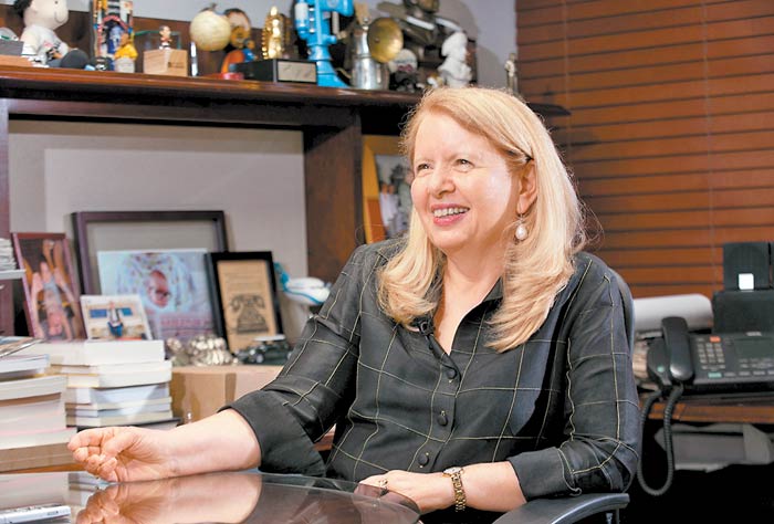 La ex diputada federal fue entrevistada por Carlos Marín en ‘El asalto a la razón’ de Notivox Televisión. (Foto: Araceli López)