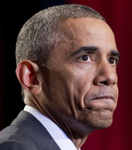Obama fue interrumpido mientras pronunciaba un discurso sobre migración en Chicago.