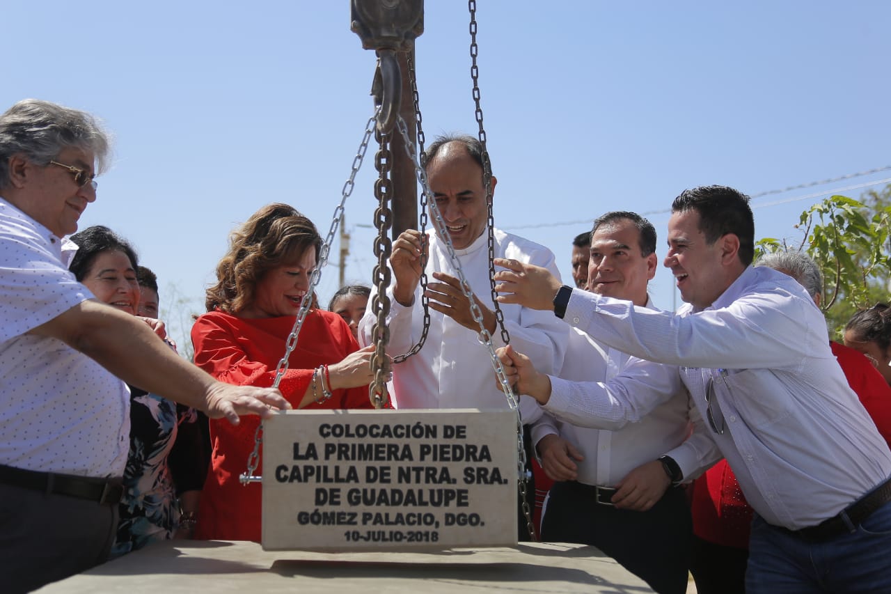 Rehabilitación y construcción de capilla en Gómez Palacio. (Saúl González)