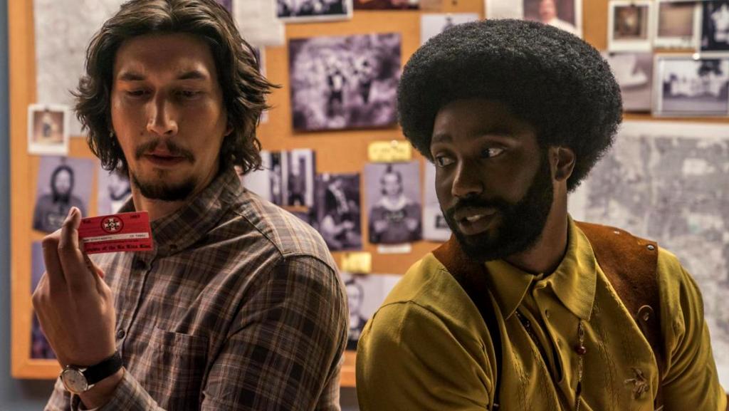 Adam Driver y John David Washington en 'BlacKkKlansman'. (Foto: Focus Features)